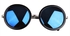 Mincl M006 Mirror Blue Lenses Sunglasses For Women