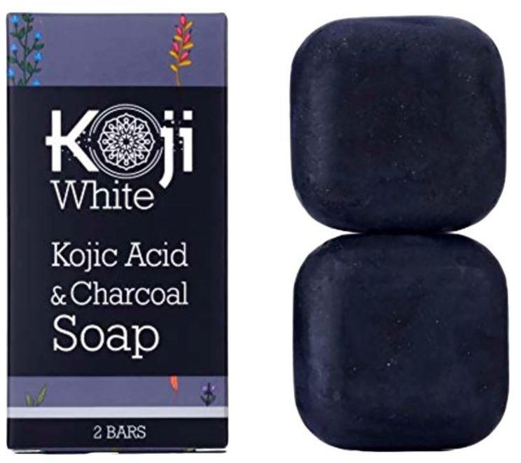 2-Piece Kojic Acid And Charcoal Soap 2.82 ounce