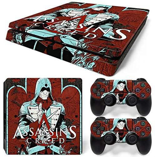 Skins for PS4 Console - Stickers for Playstation 4 Games - Decals Cover for PS4 Slim Sony Play Station Four Console PS4 Pro Accessories-Assassin's Creed