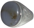 Natural yemen aqiq silver ring