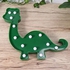 LED Dinosaur Slice Marquee Light Sign Decorative Animal Night Light Table Lamp without Batteries for Home Party Bedroom
