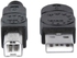 Manhattan 337779 Hi-Speed USB Printer Cable A Male / B Male 5M (15 Ft.) - Black