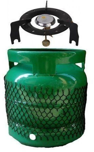 6kg Gas Cylinder With Iron Sitter & Burner