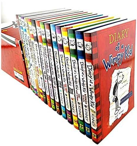 Diary of a Wimpy Kid 16 Books Complete Collection Set New(Diary of a Wimpy Kid,Rodrick Rules,The Last Straw,Dog Days,The Ugly Truth,Cabin Fever,The Third Wheel,Hard Luck,The Long Haul,Old School...