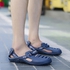 Fashion Jiahsyc Store Summer Men's Fashion Casual Slippers Outdoor Beach Slippers Comfort Sandals- Blue