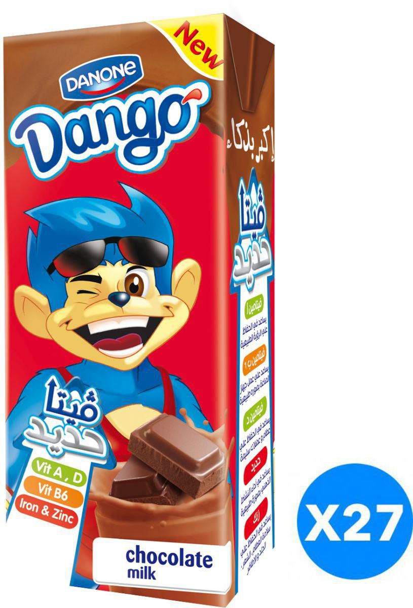 Danone Dango Chocolate Milk - 200 ml, Set of 27 price from ...
