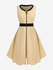 Plus Size Pocket Zipper Sleeveless Dress - 5x | Us 30-32