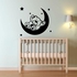 Decorative Wall Sticker - Dream Bear On The Moon