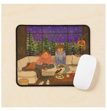 Playing Game Together Mouse Pad Multicolour