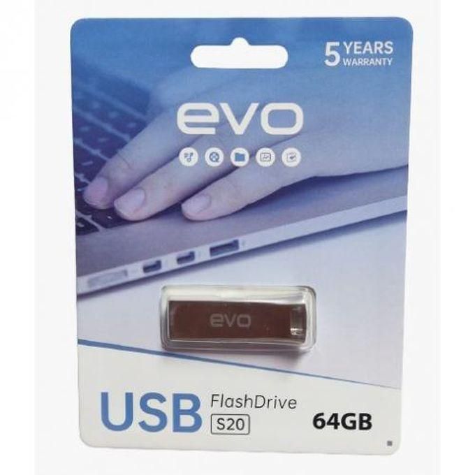 Evo 64GB Evo USB Flash Drive S20 Metal