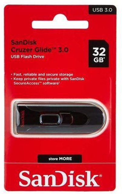 Sandisk 32gb flash drive cruzer glide 3.0,high speed