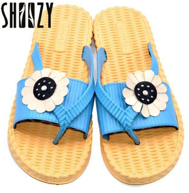 Shoozy Slip On Thong Toe Flip Flop- Multicolour