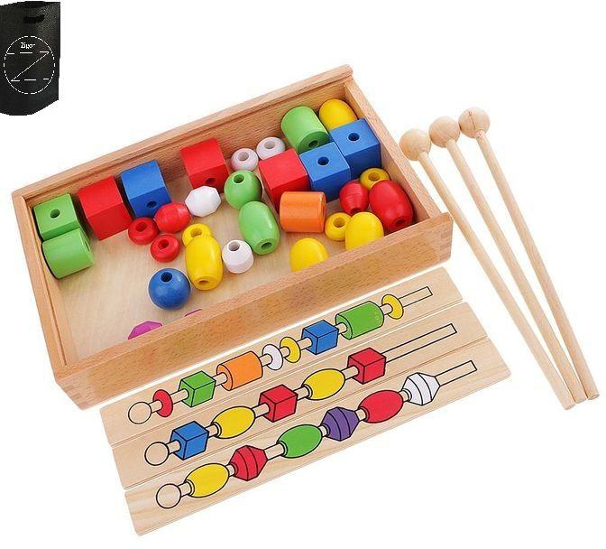 Intellectual Beads Box For Unisex, Multi Color+zigor Special Bag