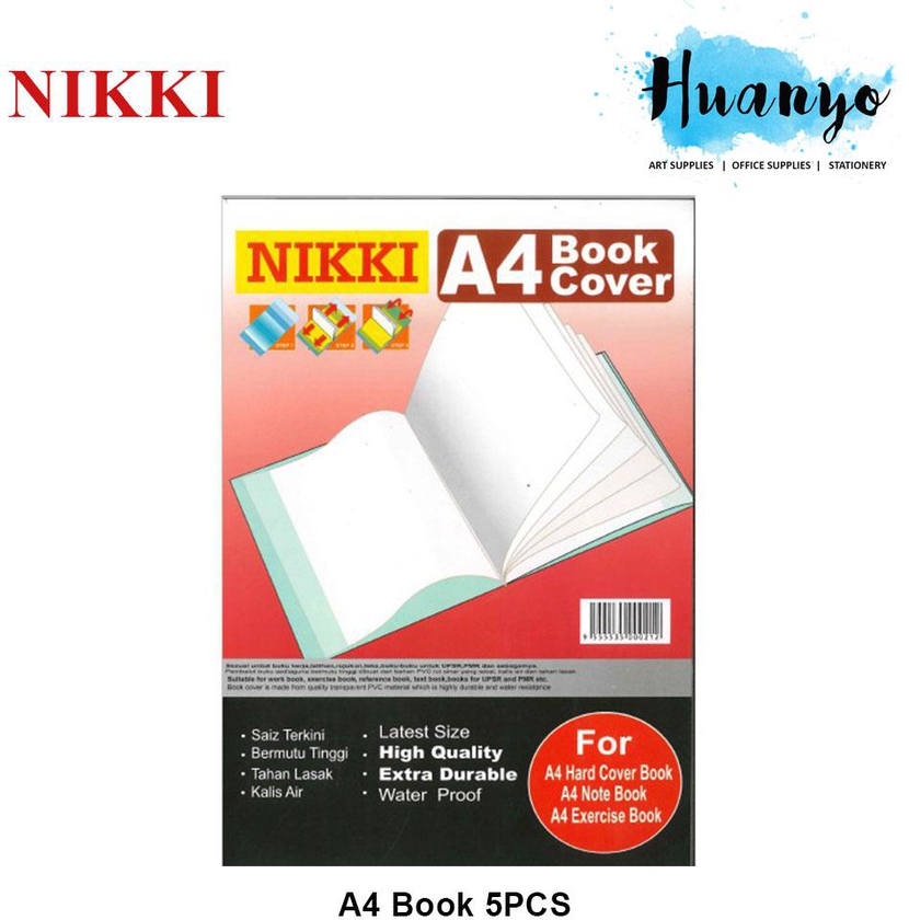 NIKKI Clear Ready A4 /Made / Text / Exercise Book Cover