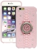 Apple iphone 6 plus and 6S plus back cover with watch - Pink
