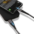 RockRose RRCS01LM BETA AL Mini Fast Charge & Data Lightning 30CM Cable -Black