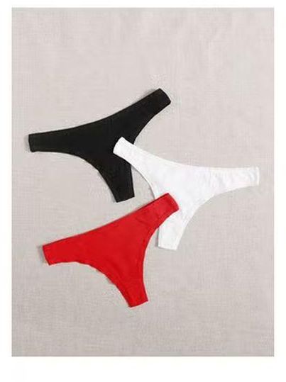 Mesery Set of 3 Pieces soft Basic Cotton Panties for Women - Multicolor