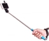 Blue Selfie Stick with Clip/Handheld Monopod Holder FOR ALL PHONE