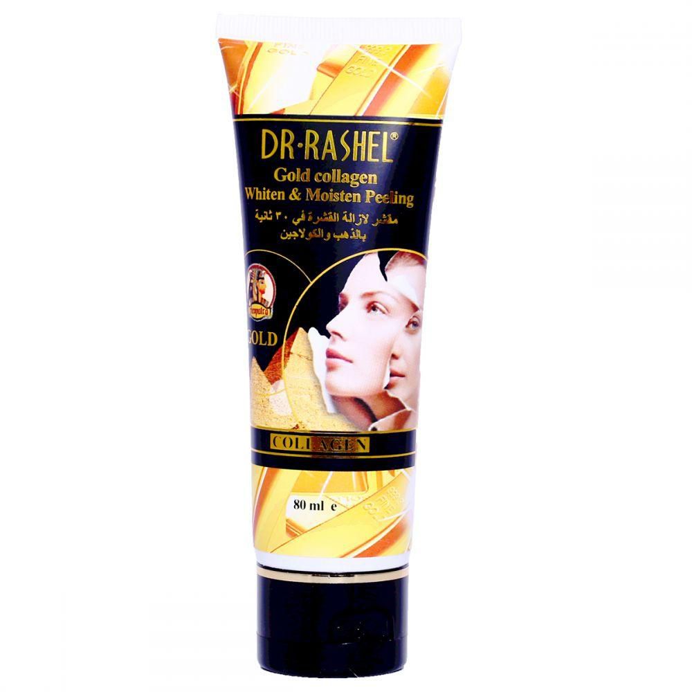 Dr. Rashel Gold Collagen Peeling Cream for Whitening & Moisturizing for Face, 80 ml