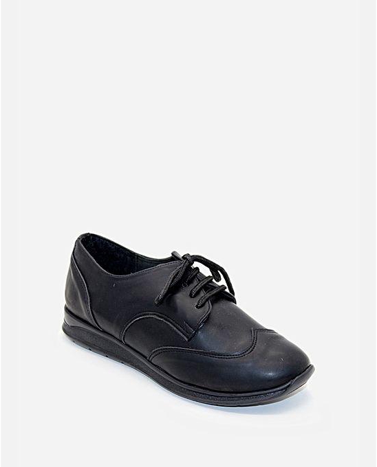 Tata Tio Lace Up Casual Shoes - Black