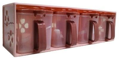 4-Piece Home Spice Container Jar Set