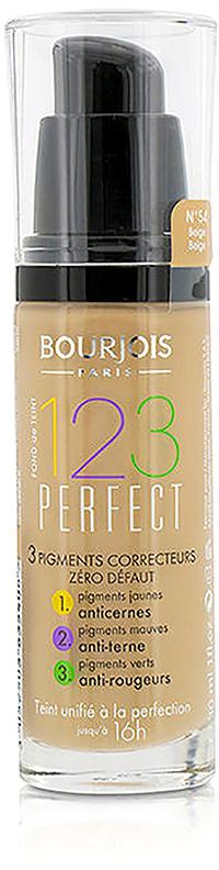 Bourjois - Foundation & Powder 123 Perfect Foundation SPF 10 - No. 54 Beige