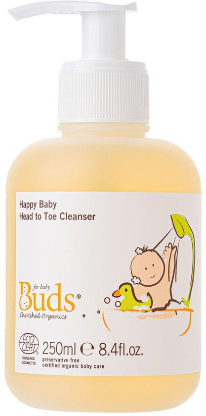 Buds Organics Happy Baby Head to Toe Cleanser Bco 250ml