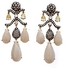 Ivory White Earring with Struss