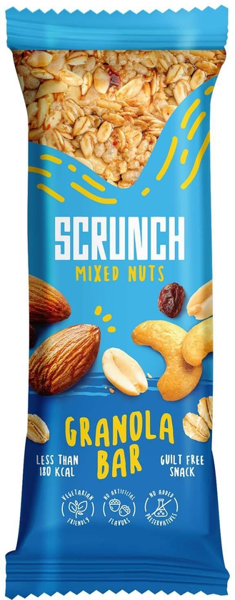 Scrunch Granola Bar with Mixed Nuts - 30 gram