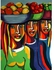 Kalia Wall Art True Canvas - Back From The Fruit Market - 90 X 65 cm