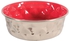 Zolux Stainless Steel Non-Slip Dog Bowl (Red, 1.8 L)