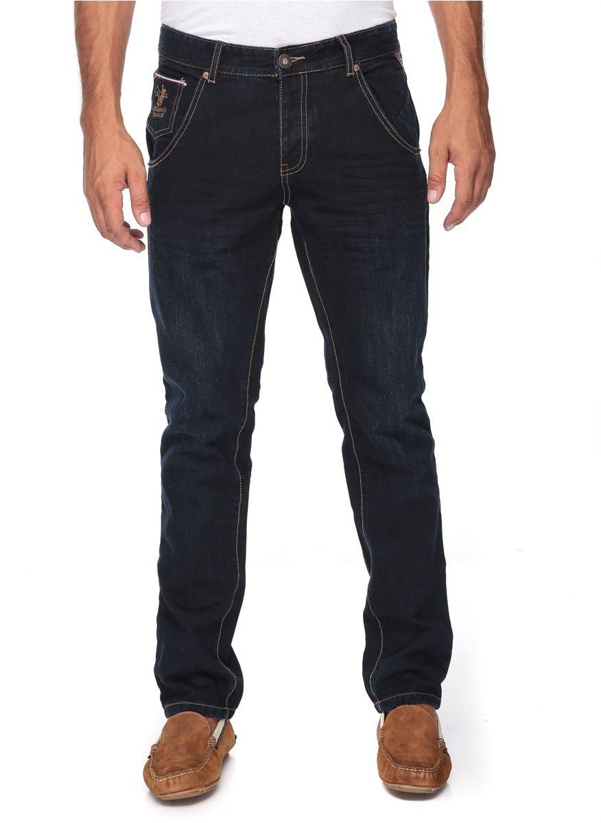 Santa Monica M603659A Larrson Jeans for Men - 34R, Rinse Wash