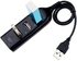 4-Ports USB Hub 1-Meter Portable USB 2.0/1.1 Splitter
