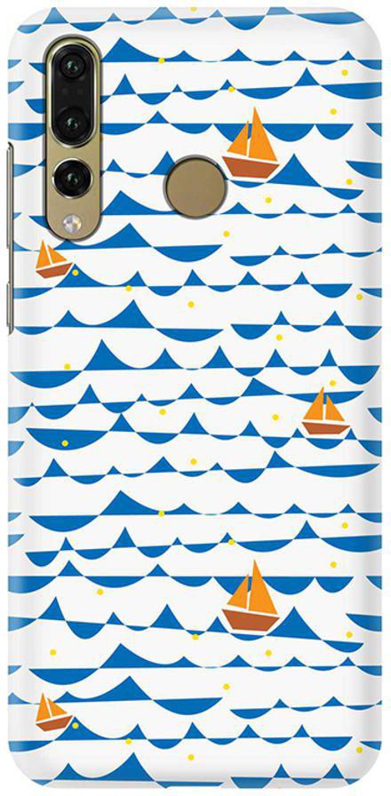 Matte Finish Slim Snap Case Cover For Huawei Nova 4 Sailing Sails
