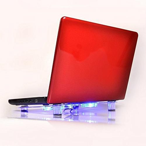 Eyoyo Usb Notebook Laptop Cooler Cooling Pad Heatsink 3 Fan Cool For Computer Pc