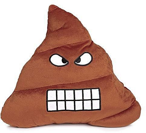 FSGS Chocolate Cute Poop Expression Grinning Emoticon Pillow Stuffed Plush Toy Home Decoration Christmas Gift 103784