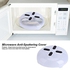 Universal Microwave Hover Anti-Sputtering Cover With Steam Vent Food Splatter Guard