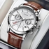 Lige Men's Chronograph watch with calendar and 30M water resistance