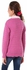Girls' Winter Wool Knitted Jacket - Fuchsia Color