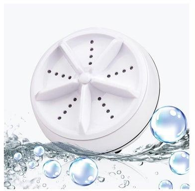 Mini Portable Ultrasonic Laundry Sterilization Washing Machine Works via USB, Suitable for Baby Clothes, Light Clothes, Underwear and Socks for Home, Travel and Trips
