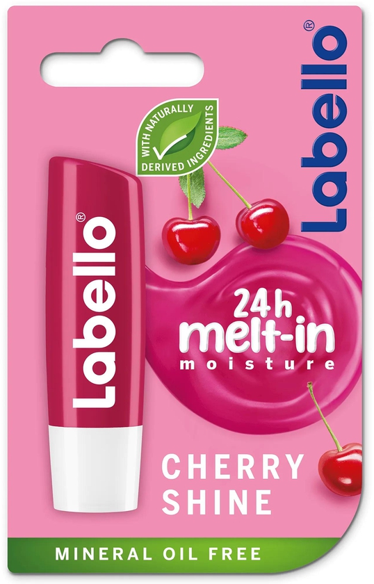 Labello | Lip Care, Moisturizing Lip Balm Cherry Shine | 4.8gm