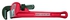 Heavy Duty Pipe Wrench Red/Black 12inch