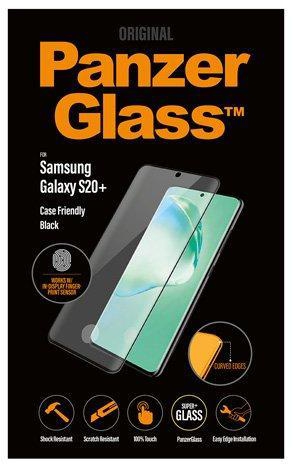 PanzerGlass Samsung Galaxy S20 Plus- Finger Print,  Case Friendly Black-Clear