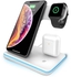 30W Fast  Wireless Charger Stand For iPhone 13 12 11 XS XR X 8 3 in 1 Charging Dock Station for Apple Watch 7 6 SE Airpods Pro