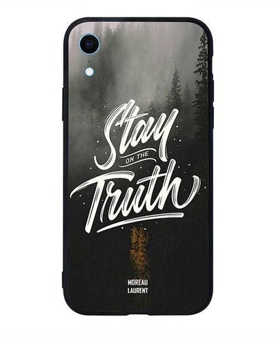Skin Case Cover -for Apple iPhone XR Stay on The Truth Stay on The Truth