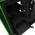 NZXT Steel ATX Mid Tower Case. Next Generation 5.25-less design. Include 4 x 2nd Gen FNv2 fans, high-end WC support, USB3.0, PWM Fan Hub Black / Green | H440 CA-H442W-M9
