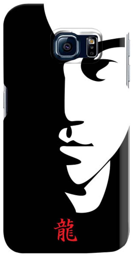 ستايليزد Stylizedd  Samsung Galaxy S6 Edge Premium Slim Snap case cover Gloss Finish - Tibute - Bruce Lee - Black