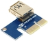 6pcs Golden VER009 USB 3.0 PCI-E Riser VER 009S Express 1X 4x 8x 16x Extender Riser Adapter Card SATA 15pin to 6 pin