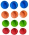 Silicon Cupcake Muffin Molds -3Blue + 3orange +3 Green +3 Red- 12 Pcs