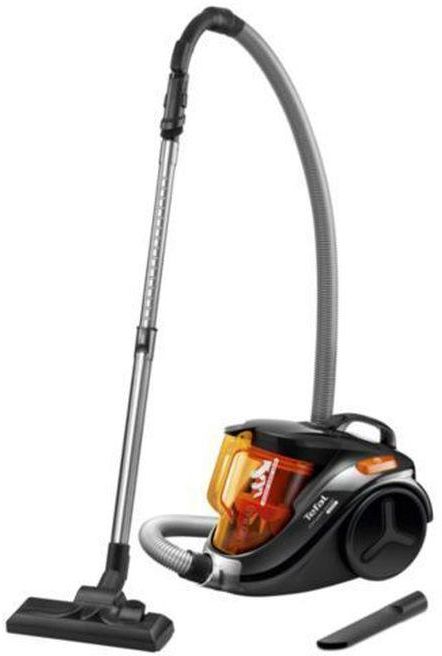 Tefal TW3723GA - Compact Power Vacuum Cleaner - Black & Orange - 750W